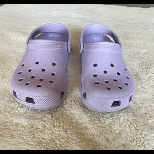 Purple crocs